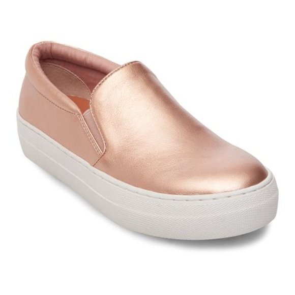 Steve Madden Shoes - Steve Madden Gills Slip On Sneakers Rose Gold